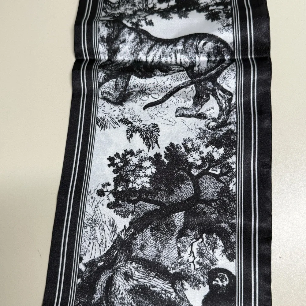 Mulberry Silk Head Scarf Hair band Ribbon Women's Fashion Neck Satin Scarfs f...